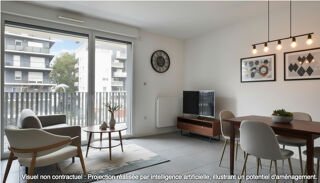  Appartement à vendre 2 pièces 44 m²