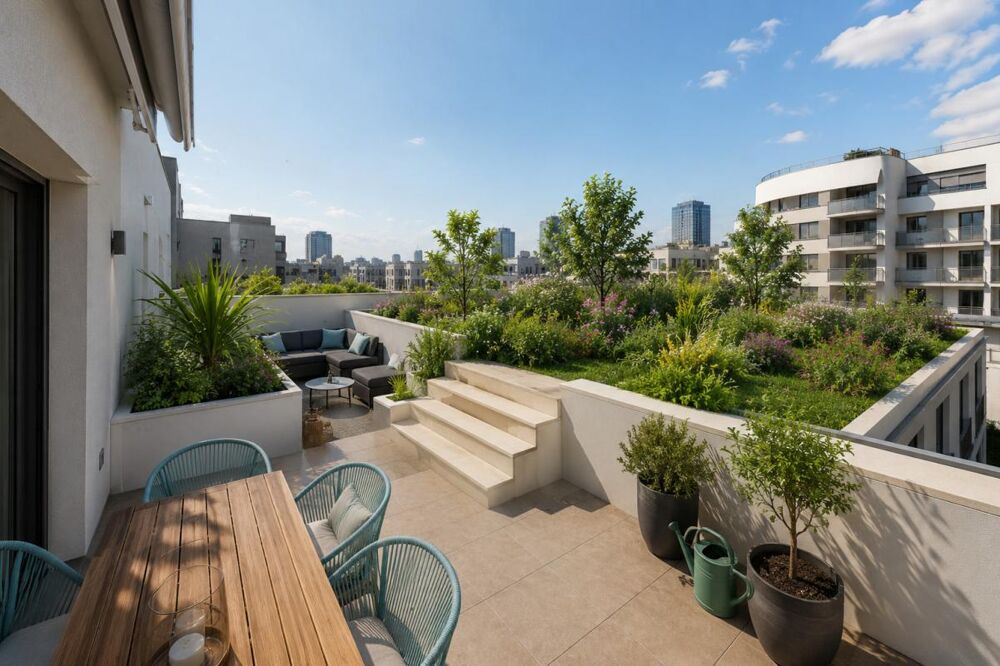Vente Appartement 4 PIECES LUMINEUX EN ETAGE AVEC TERRASSE Courbevoie