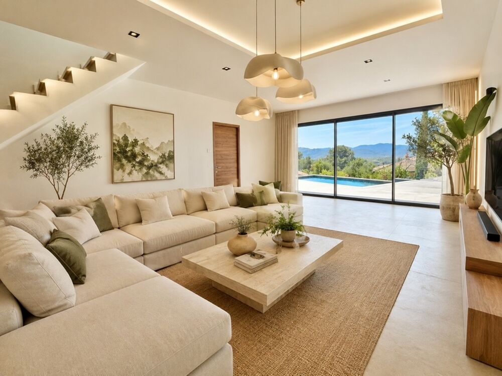 Vente Maison Villa contemporaine de 155m² + garage et piscine - 2025- Vue panoramique exceptionnelle – La Motte La motte