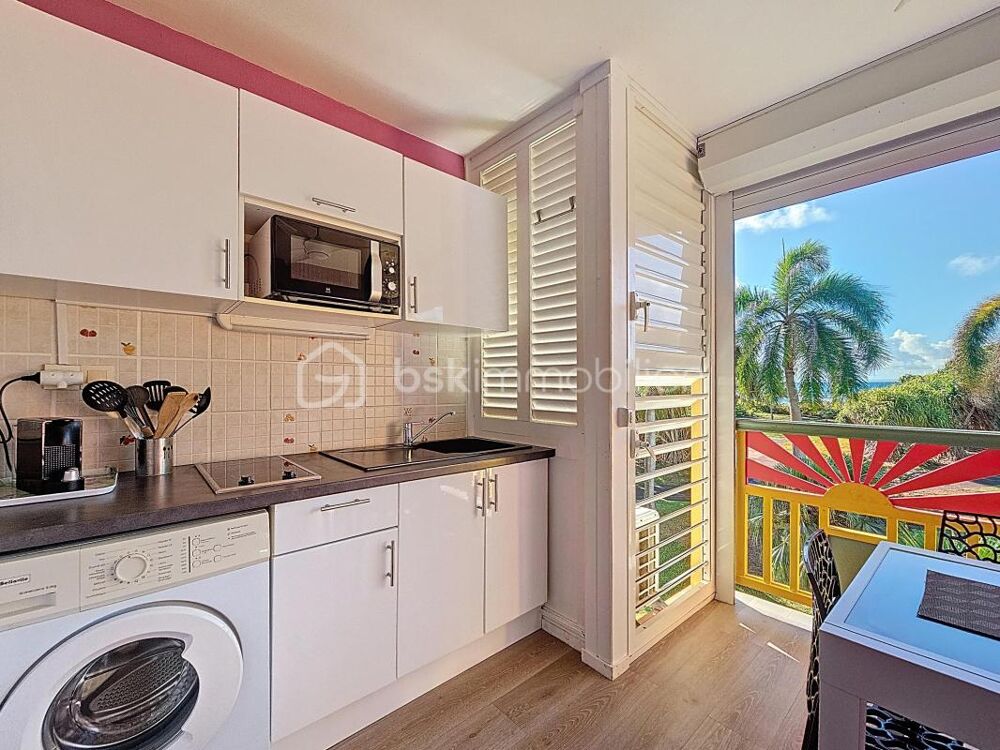 Vente Appartement Studio Anse des Rochers vue mer Saint francois