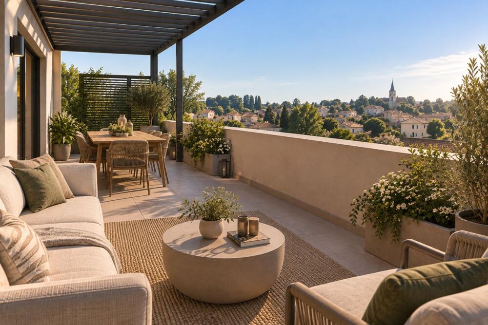 T3 SATHONAY-VILLAGE 62m² - TERRASSE - GRAND SÉJOUR/CUISINE - BUANDERIE