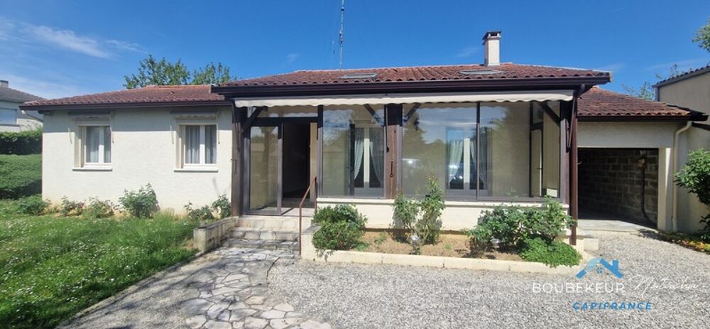 Vente Maison Maison individuelle, à BERGERAC (24) plain pied, 3 chambres, 109m²+ jardin + garage Bergerac