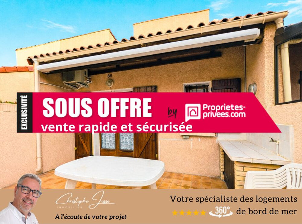 Maison 3 pièces climatisée avec terrasse 16m2