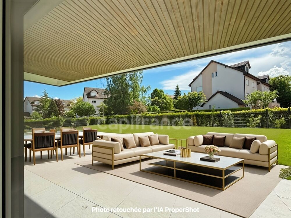Appartement à vendre 5 pièces DIVONNE LES BAINS (01) - 108m2 - terrasse, jardin clos, cave, 1 garage fermé