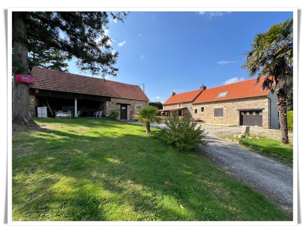 Maison à vendre 6 pièces PLUMELIAU (56) Propriété en pierre au coeur de la nature  Un cadre de vie enchanteur