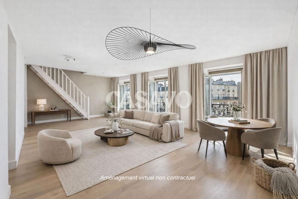 Vente Duplex/Triplex Vente Appartement 6 pièces de 163m² - 75005 Paris Paris 5