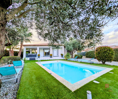   Rare au Muy ? Villa de plain-pied avec piscine, 1500 m� de terrain et stationnements multiples Maison - 4 pi�ce(s) - 115 m�