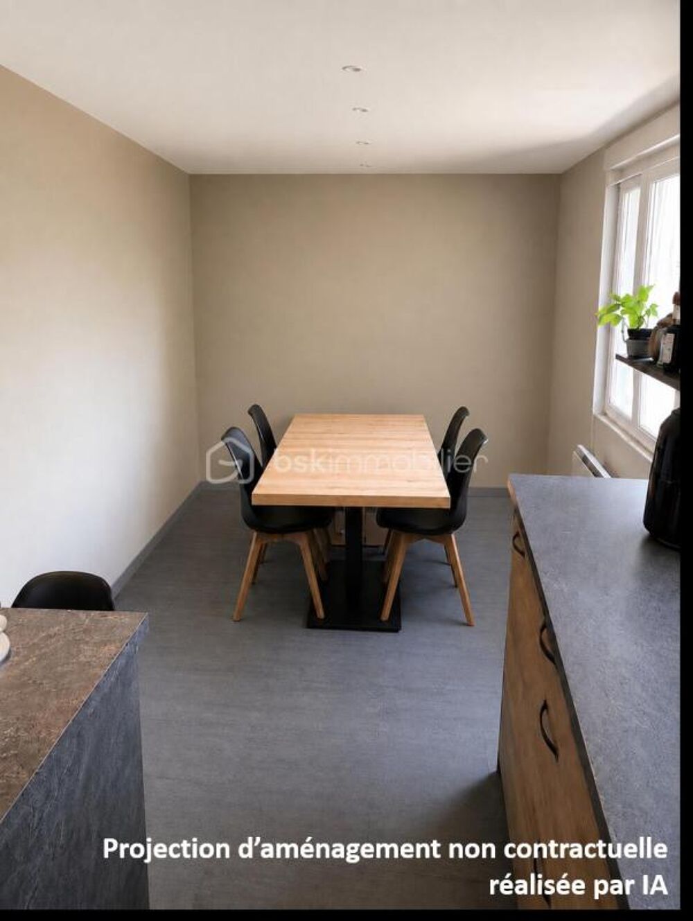 Vente Appartement Centre bourg – Appartement 2 pièces rénové avec bureau Dozule