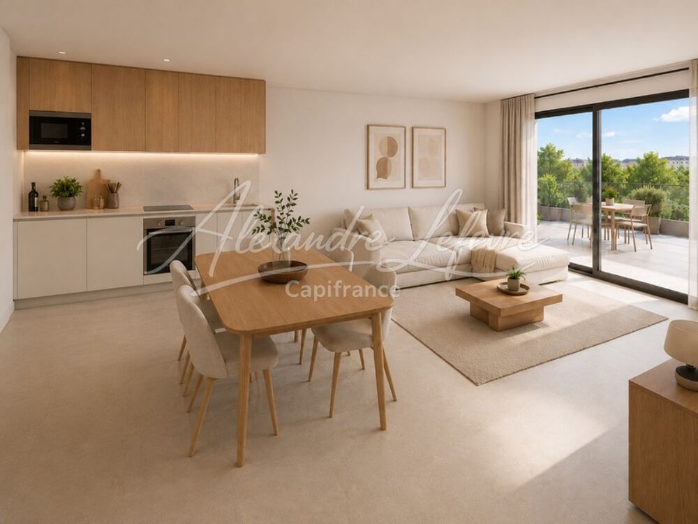 Canet Les Régals  Beau T2 neuf avec terrasse dans résidence contemporaine