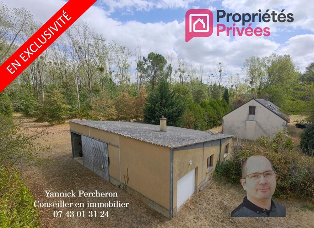 Vente Maison De l'espace, du bois, des dépendances et une maison pour tout commencer ! Mouliherne