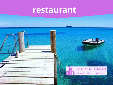   SAINTE MAXIME - RESTAURANT 200 COUVERTS,  plage 