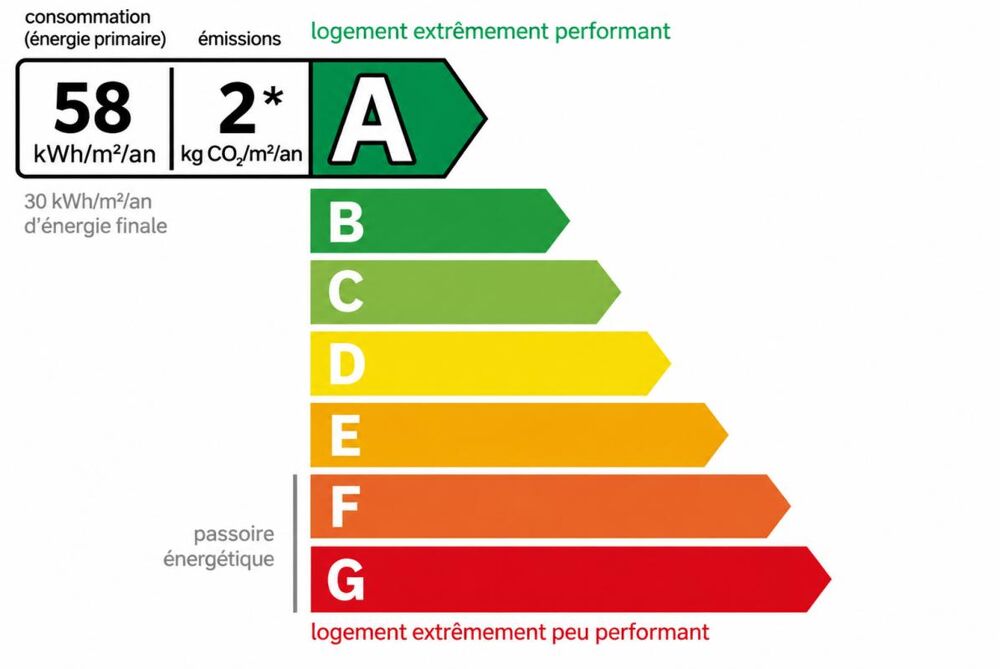 Appartement BBC avec jardin et parking