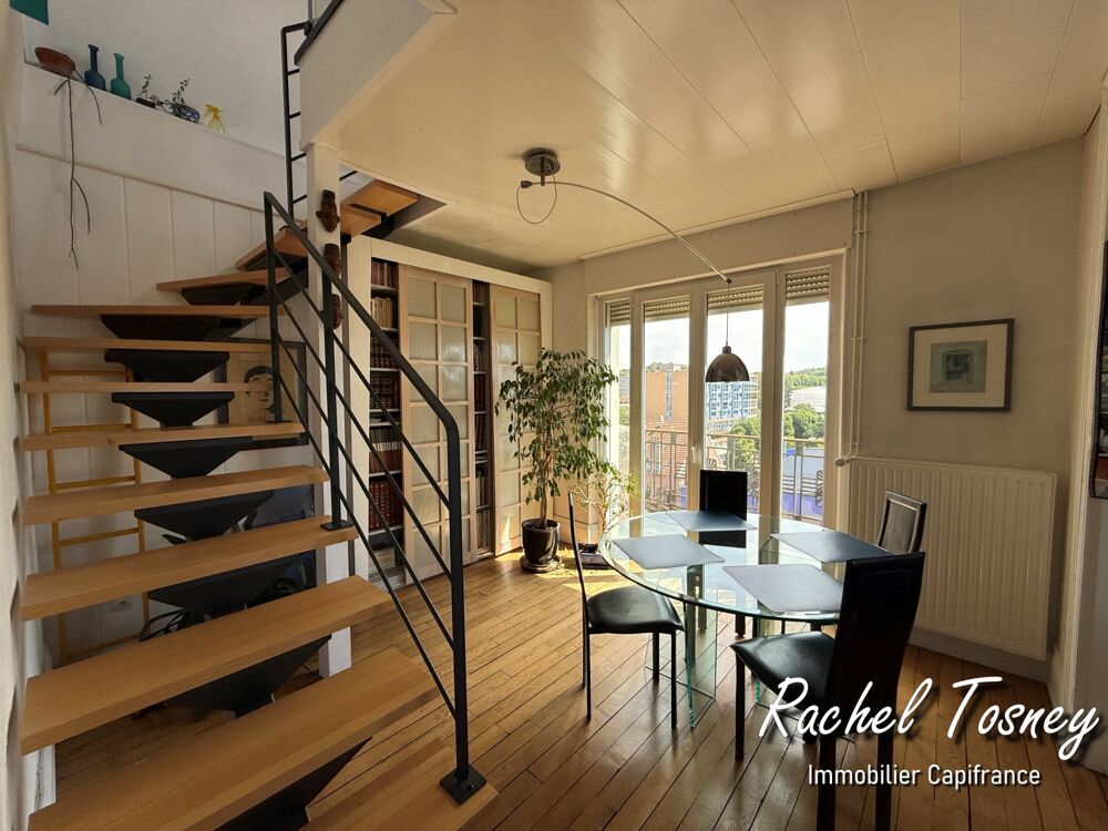 DUPLEX à vendre 4 pièces BELFORT (90) BALCON, et PLACE DE PARKING DANS COUR PRIVÉE !