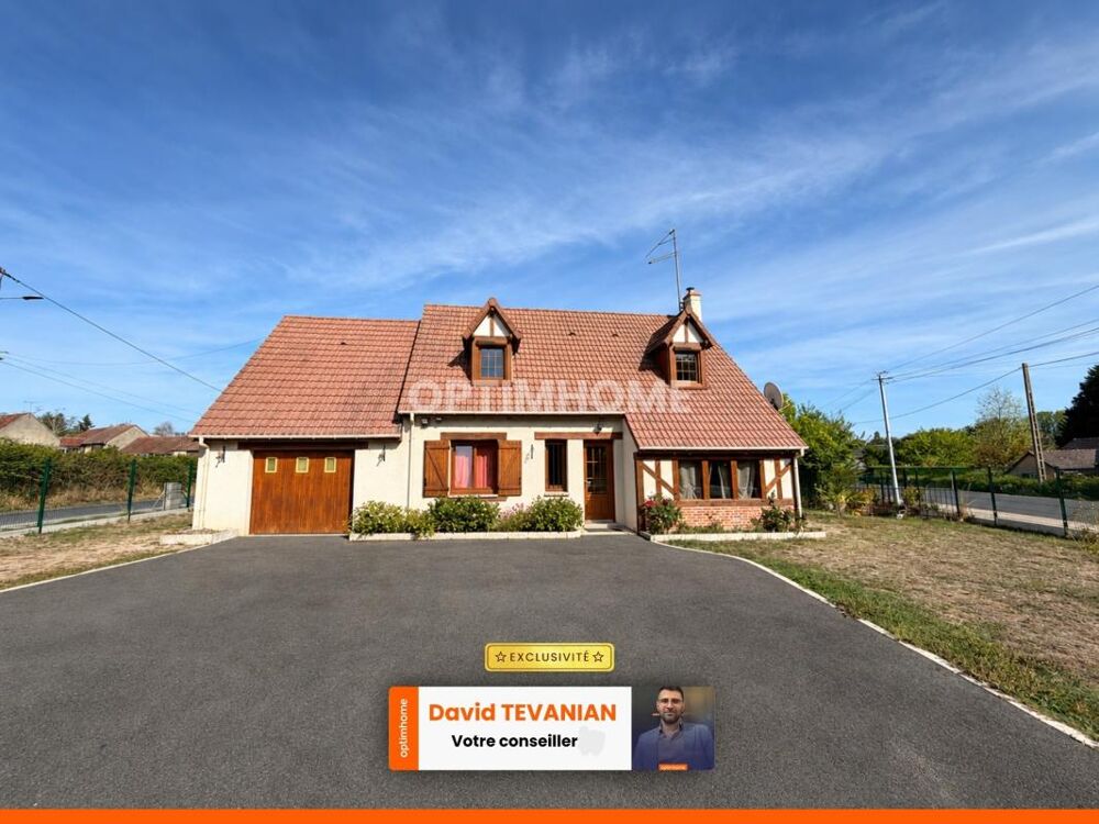 Vente Maison Maison familiale 5 chambres avec son charme régional, confort et beaux volumes, excellent DPE C Chatres sur cher