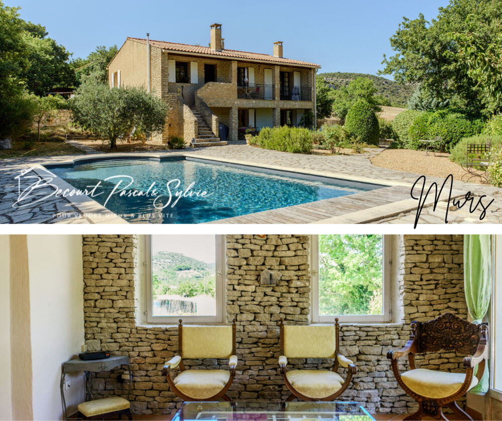 Vente Maison A VOIR ! Maison en pierres de 177 m2 sur 1200 m2 avec piscine Murs