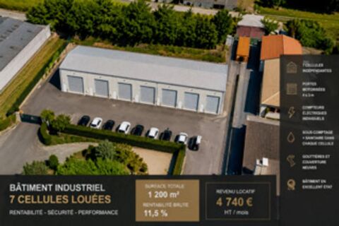 ? SUPERBE ENSEMBLE IMMOBILIER – INVESTISSEMENT LOCATIF PRO? Rentabilit&eacute; brute annonc&eacute;e : 11,5 % 495000 16600 Magnac sur touvre