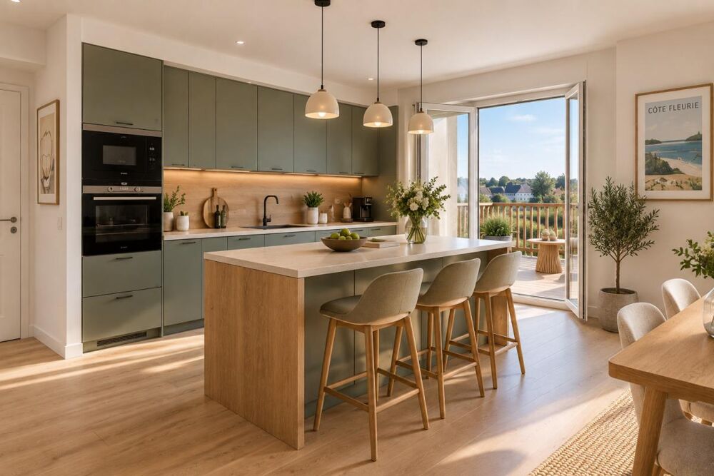 Vente Appartement Beau T4 avec balcons à proximité de la plage des Amonites Benerville sur mer