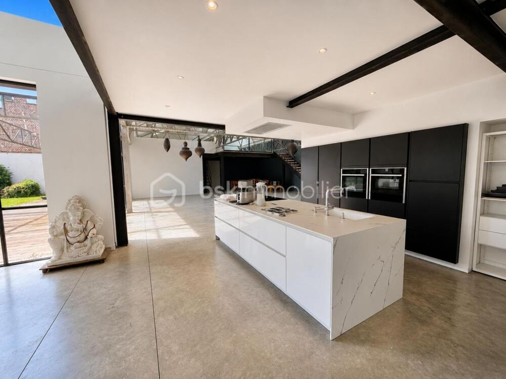 Vente Maison AUX PORTES D'HENRIVILLE – LOFT D'EXCEPTION 400 M² + JARDIN + 3 STUDIOS LOUÉS Amiens