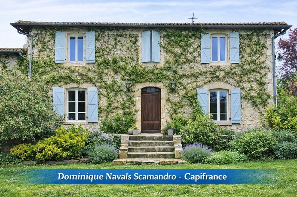 Miramont d'Astarac - Deux habitations, un ancien atelier ferronnier, 1,3 hectare de nature : un domaine rare au coeur de lAstar