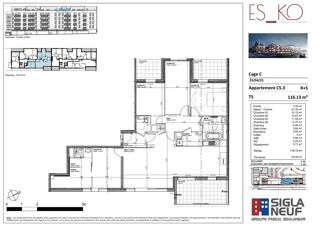  Appartement � vendre 5 pi�ces 116 m�