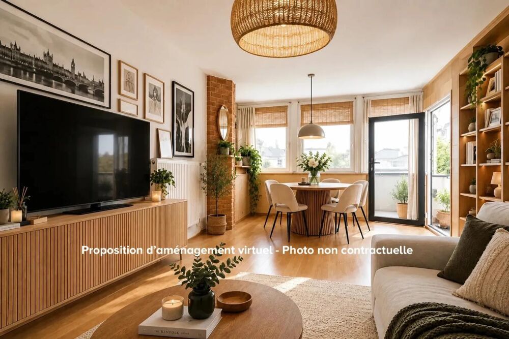 3 pièces rénové avec balcon et parking à Saint-Germain-en-Laye