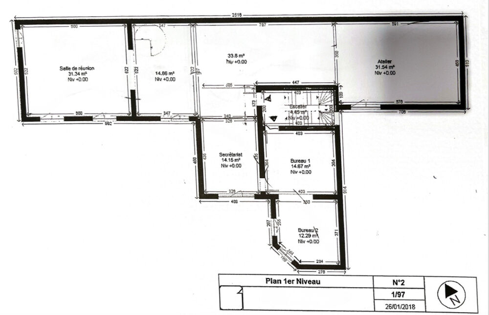 Vente Immeuble Bâtiment à réhabiliter de 479 m2- Châtillon centre Chatillon
