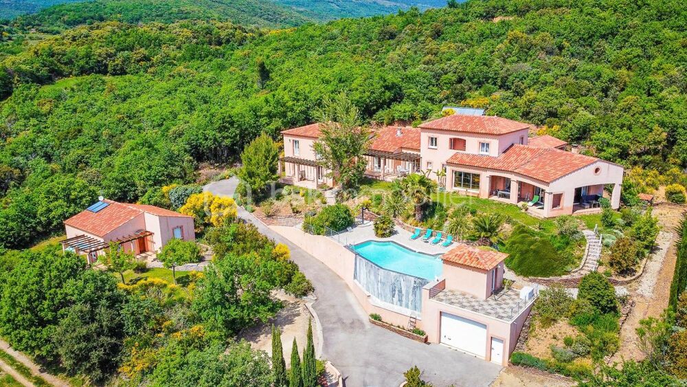 Vente Maison Domaine d'architecte 490 m² – 3 logements indépendants – Piscine à débordement – Vue panoramique – DPE A – Saint-Jean-de-la-Blaq Saint jean de la blaquiere