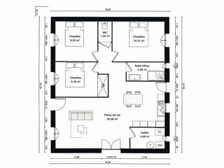  Maison à vendre 4 pièces 73 m²