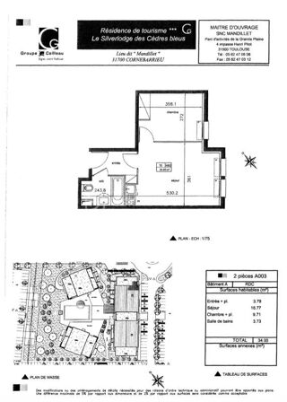  Appartement à vendre 2 pièces 34 m²