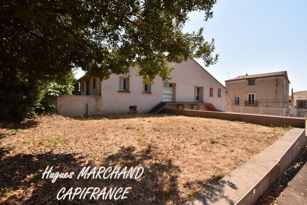 Murviel-lès-Béziers  Ensemble immobilier avec villa de 140 m², terrain de 2 700 m² et remise viticole de 175 m²