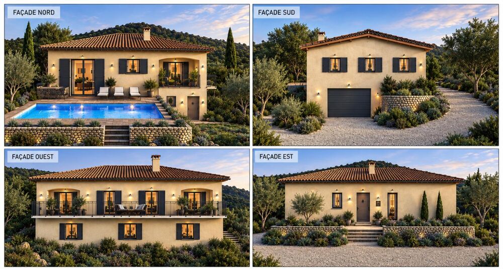 Vente Maison Sartène, au calme à 5 mn de Propriano, maison 145 m2 avec sous sol et terrain de 1438 m2 Sartene