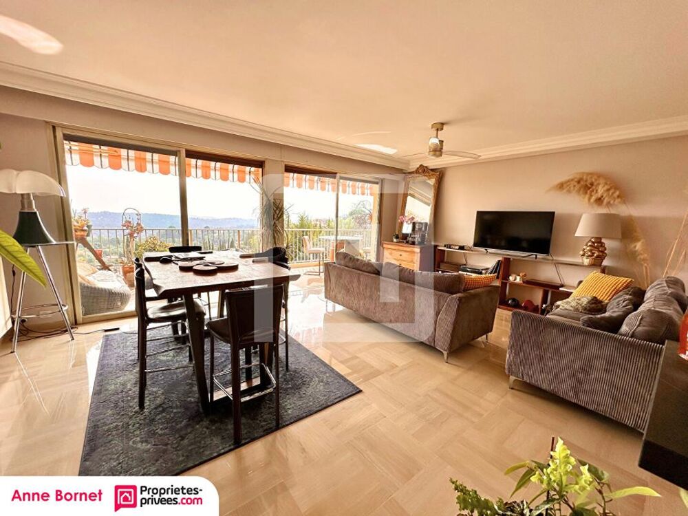 Vente Appartement Appartement 4 pièces 93 m2 avec terrasse vue panoramique mer, garage, parking privatif et cave Grasse