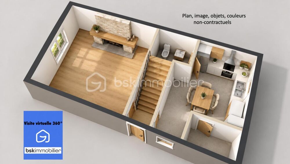 Vente Maison Maison de village sans extérieur 84m² Saint sulpice la pointe