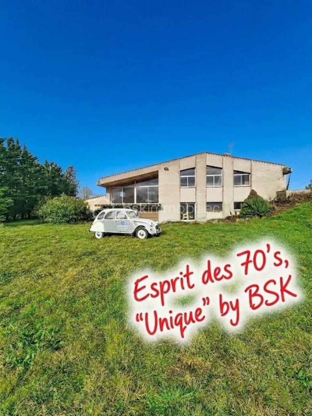 Laudace architecturale des années 70 au coeur du Gers