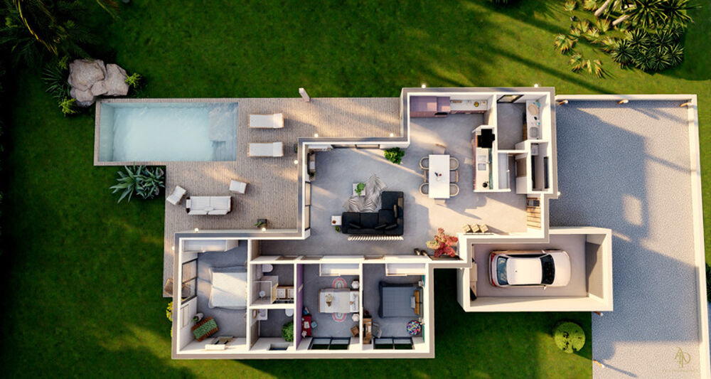 Vente Maison Dpt Corse (20), à vendre GHISONACCIA maison 119 m² avec piscine  terrain de 743 m² à 3 Km de la mer Ghisonaccia