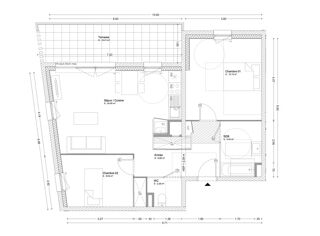  Appartement à vendre 3 pièces 66 m²
