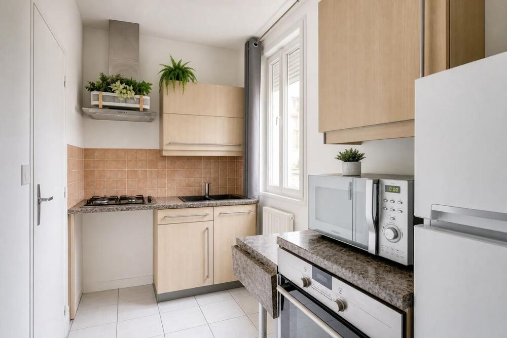 Charmant T1 26m² à Villeurbanne avec balcon