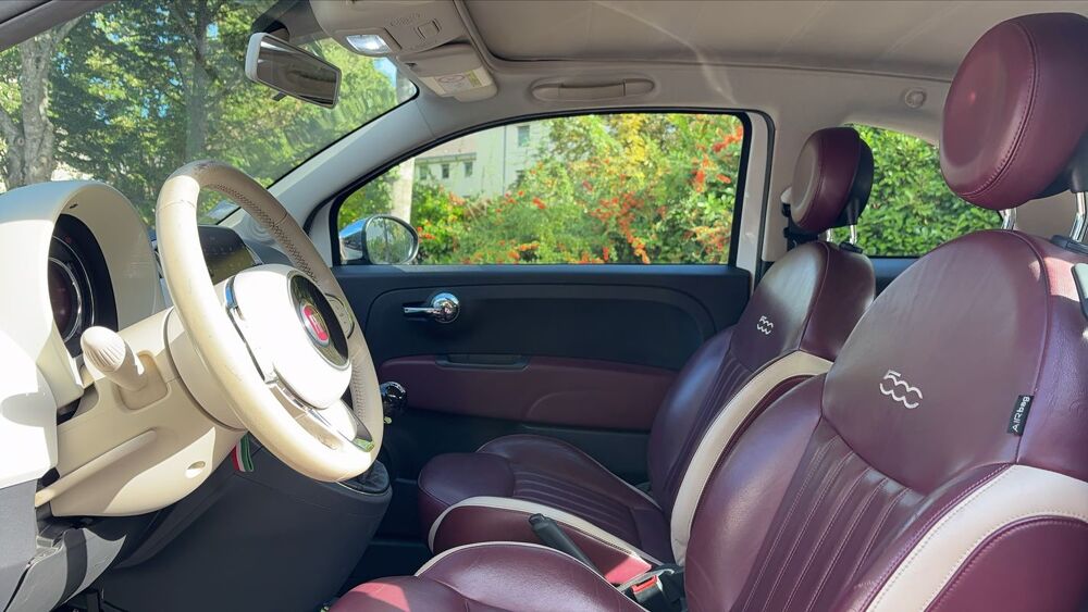 500 C 1.2 MPi 69 Lounge - Toit ouvrant 2016 occasion 78000 Versailles