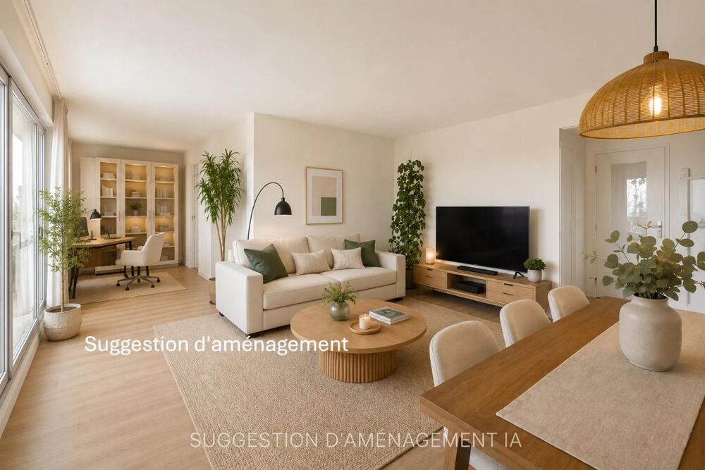 Élancourt 4 pièces vue imprenable et balcon
