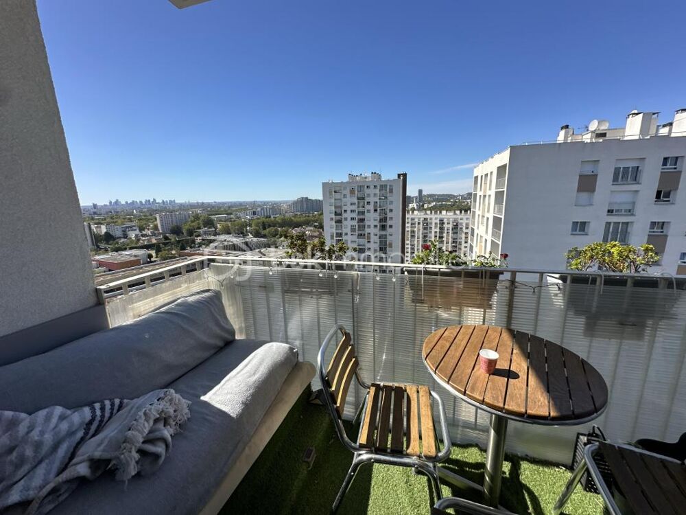 EPINAY-SUR-SEINE  Appartement 3 pièces de 62,17 m²  17e étage  Balcon  Vue dégagée  Parking + Cave