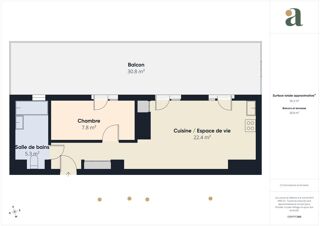  Appartement à vendre 2 pièces 37 m² Rueil malmaison