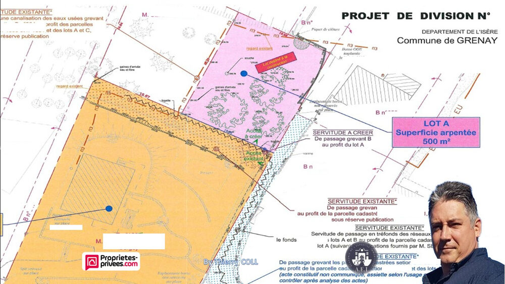 Vente Terrain Terrain Grenay 500 m2 Grenay