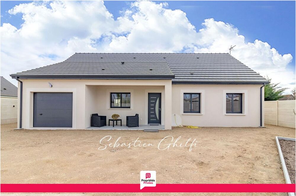 maison de plain-pied avec 3 chambres dont 1 parentale-garage-parcelle de 590 m²