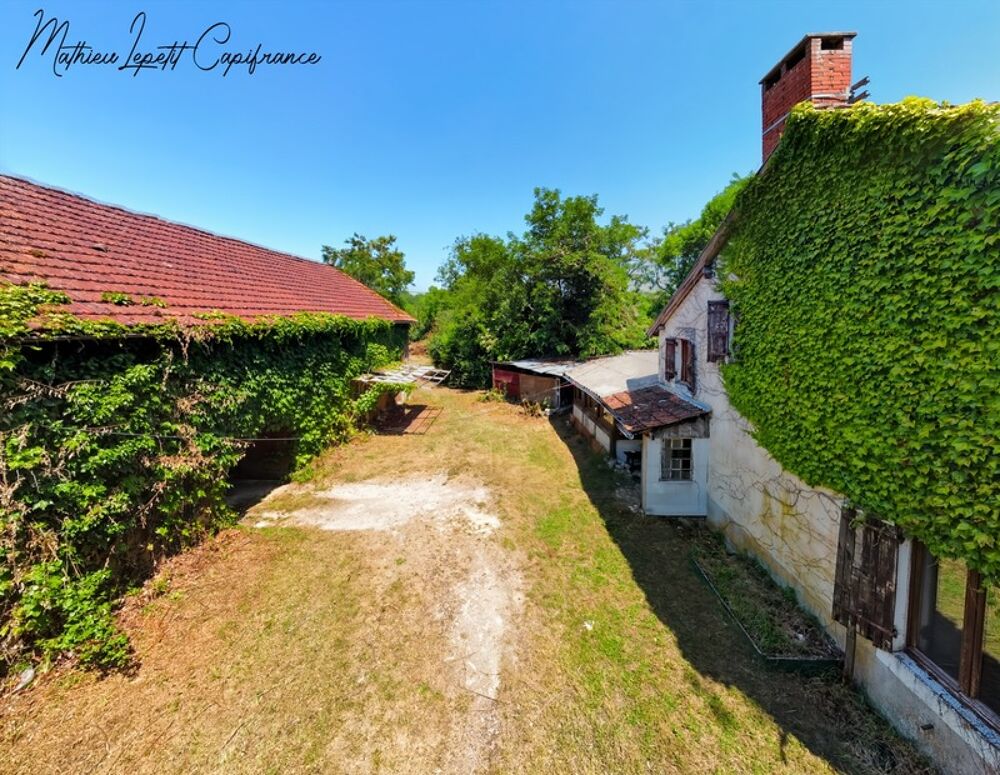 Maison EN PIERRE à vendre 5 pièces CUBJAC (24) 148 m² AVEC GRANGE 100 m² SUR TERRAIN 6133 m² zone ZC