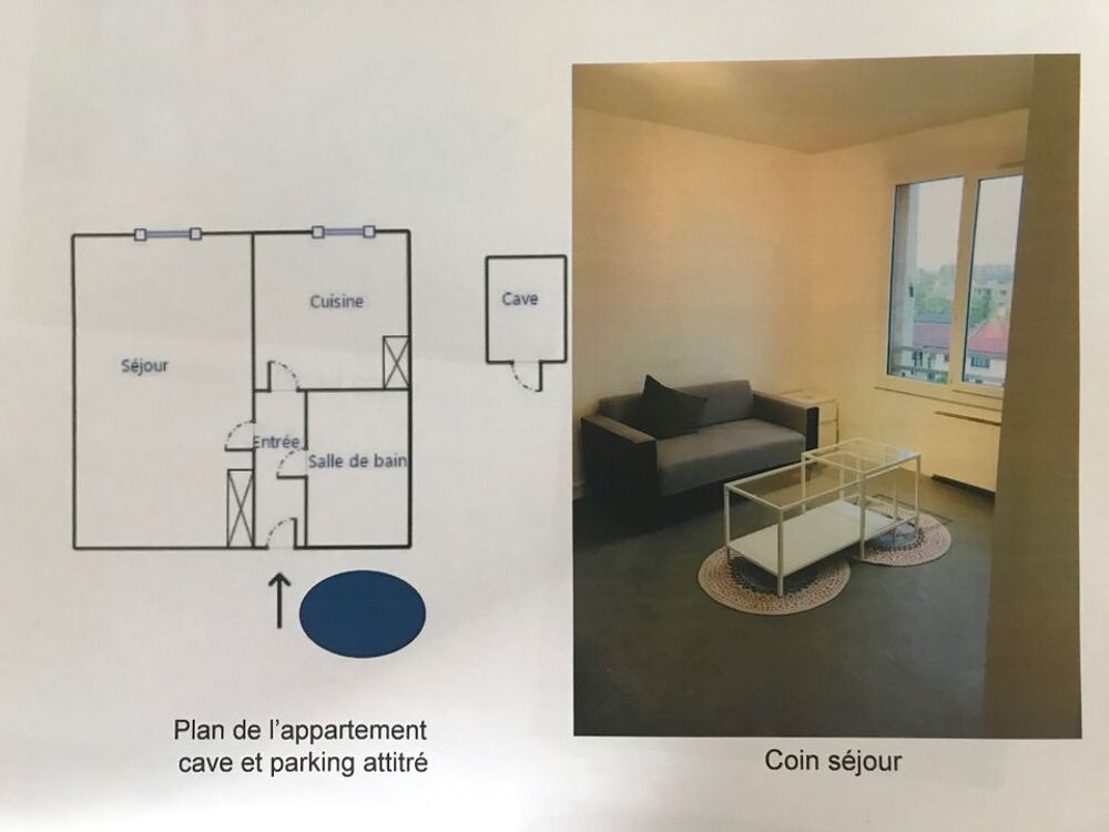 Studio de 33m2 à louer sur Lyon 08