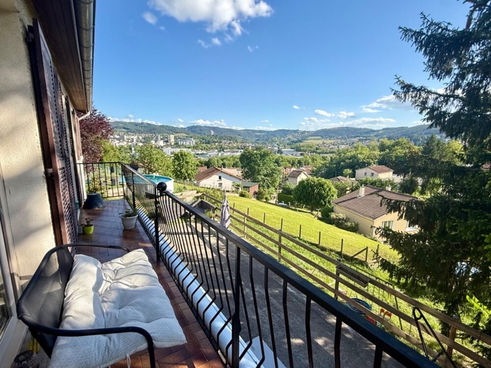 Maison individuelle à vendre de 6 pièces avec vue panoramique exceptionnelle - Unieux , hauteurs de Côte Quart