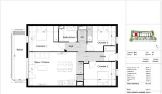  Appartement à vendre 4 pièces 84 m²
