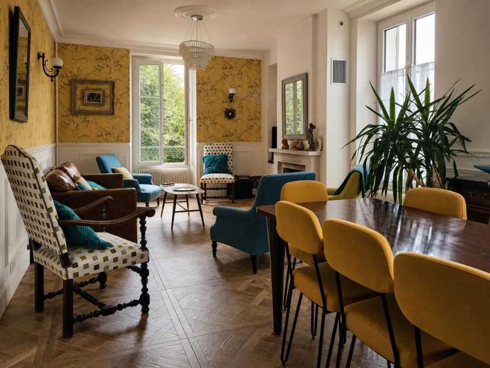 PROPRIÉTÉ 2 MAISONS GRAND JARDIN GARE A PIED 191m²+206m²