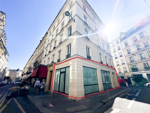 Idéalement située dans un quartier très commerçant, belle boutique d'angle en LOCATION PURE 6872 75006 Paris
