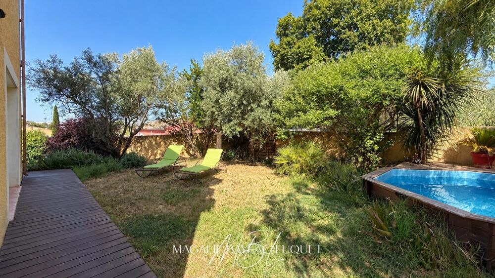 Vente Maison BÉZIERS MAISON FAMILIALE D'ENVIRON 139 M²  3 CHAMBRES + BUREAU  JARDIN ARBORÉ  PISCINE  GARAGE Beziers